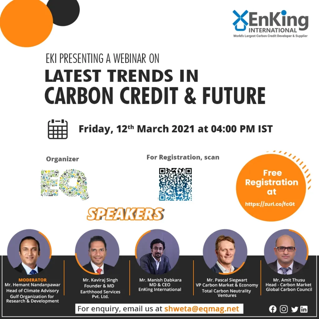 Discover the future of carbon credits in EQ’s exclusive webinar on March 12 at 4 PM. Explore trends, insights, and opportunities. Reserve your spot today!
