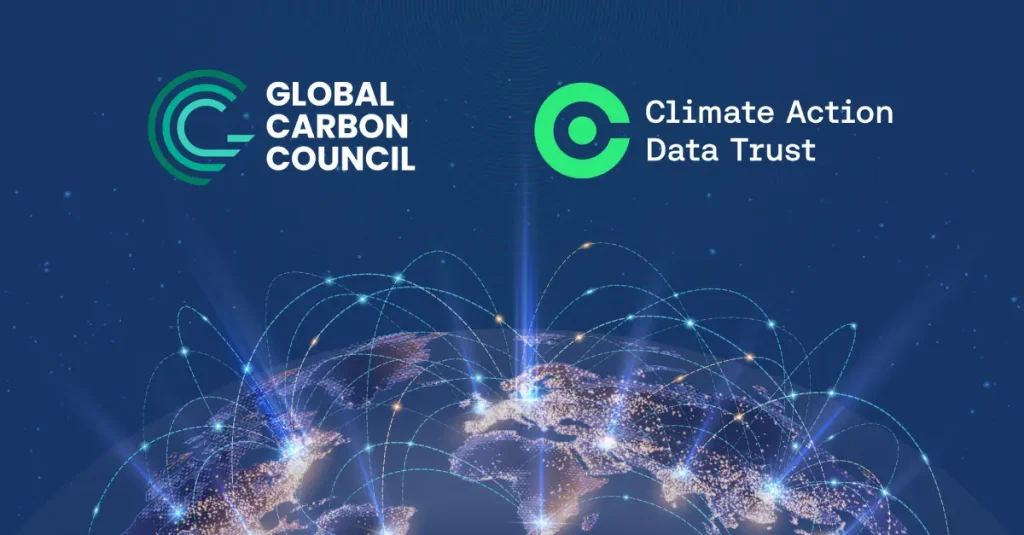 Global Carbon Council joins CAD Trust to boost carbon credit transparency via blockchain tech, aligning with Paris Agreement's Article 6 goals.