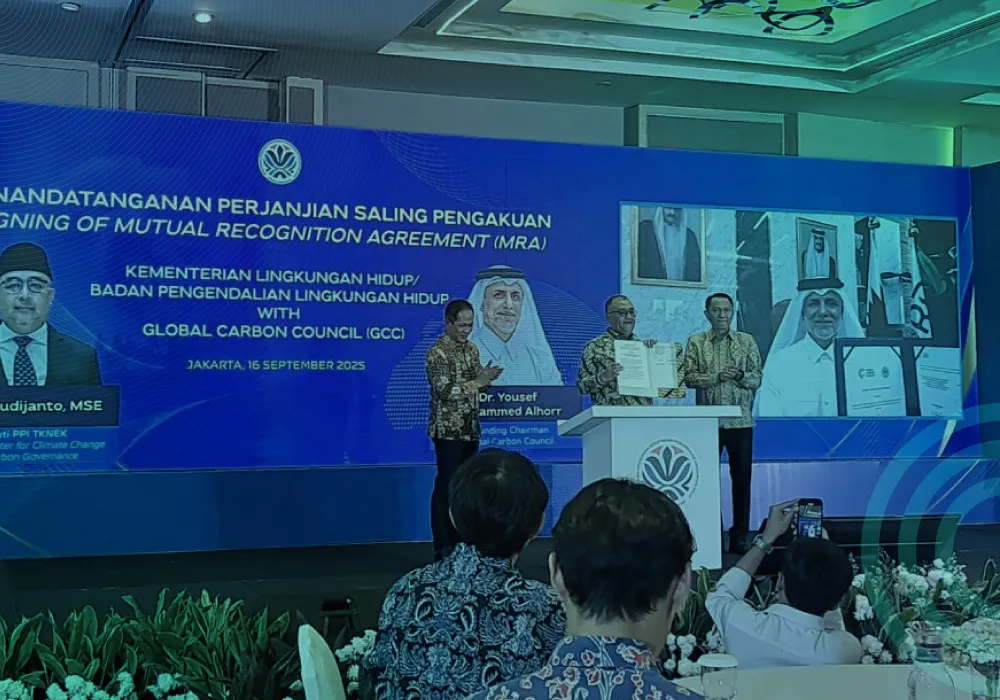 GCC and Indonesia Sign MRA to Advance Carbon Markets
