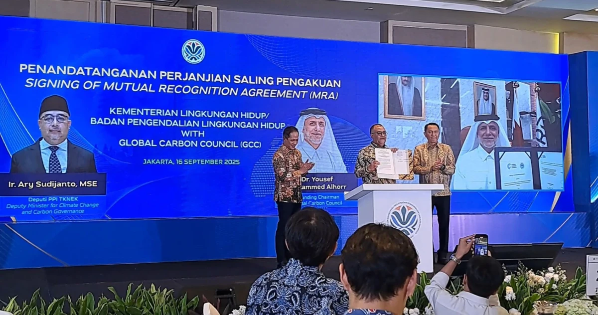 GCC and Indonesia Sign MRA to Advance Carbon Markets